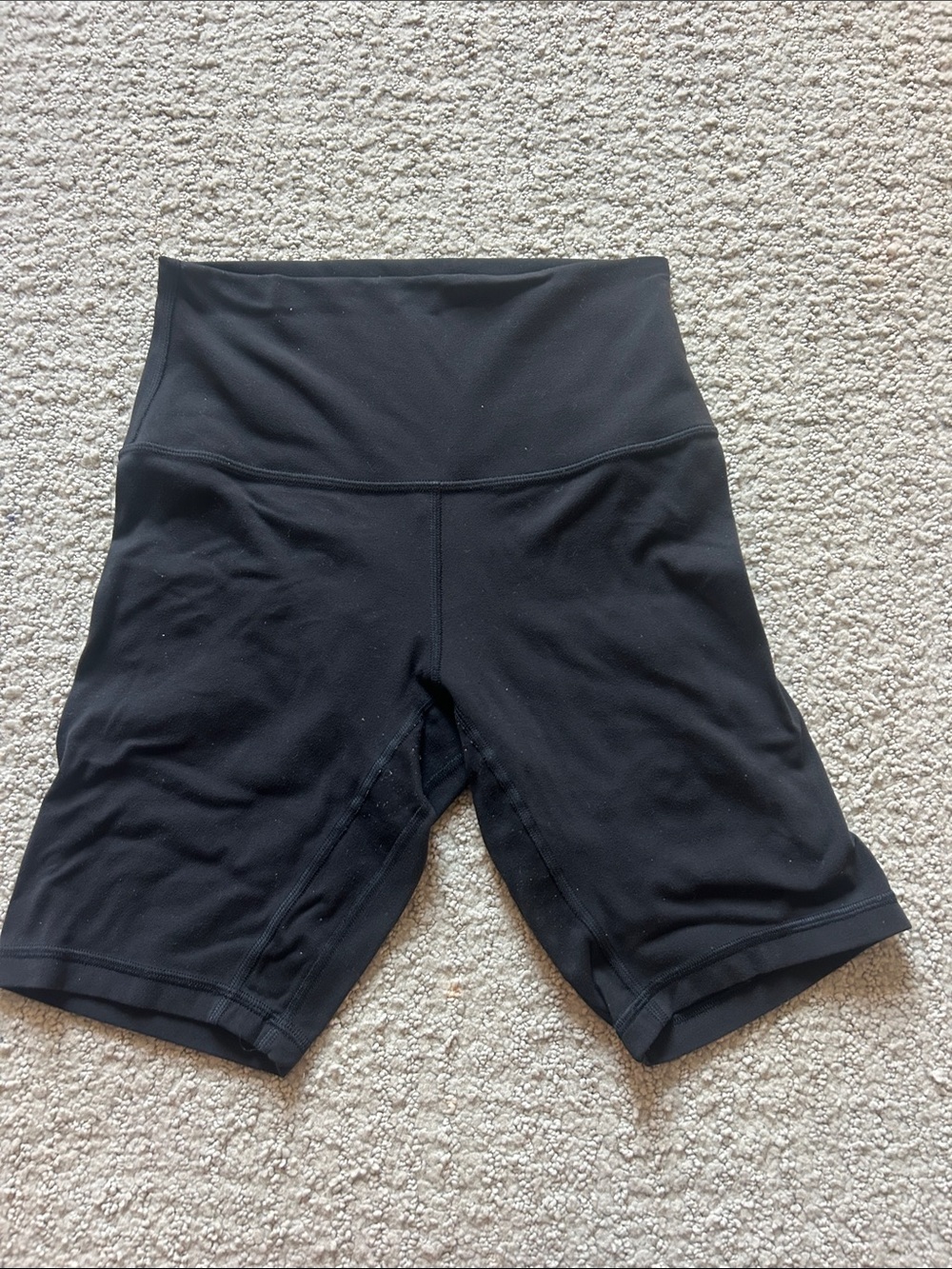 lululemon athletica Black High-Rise Bike Shorts